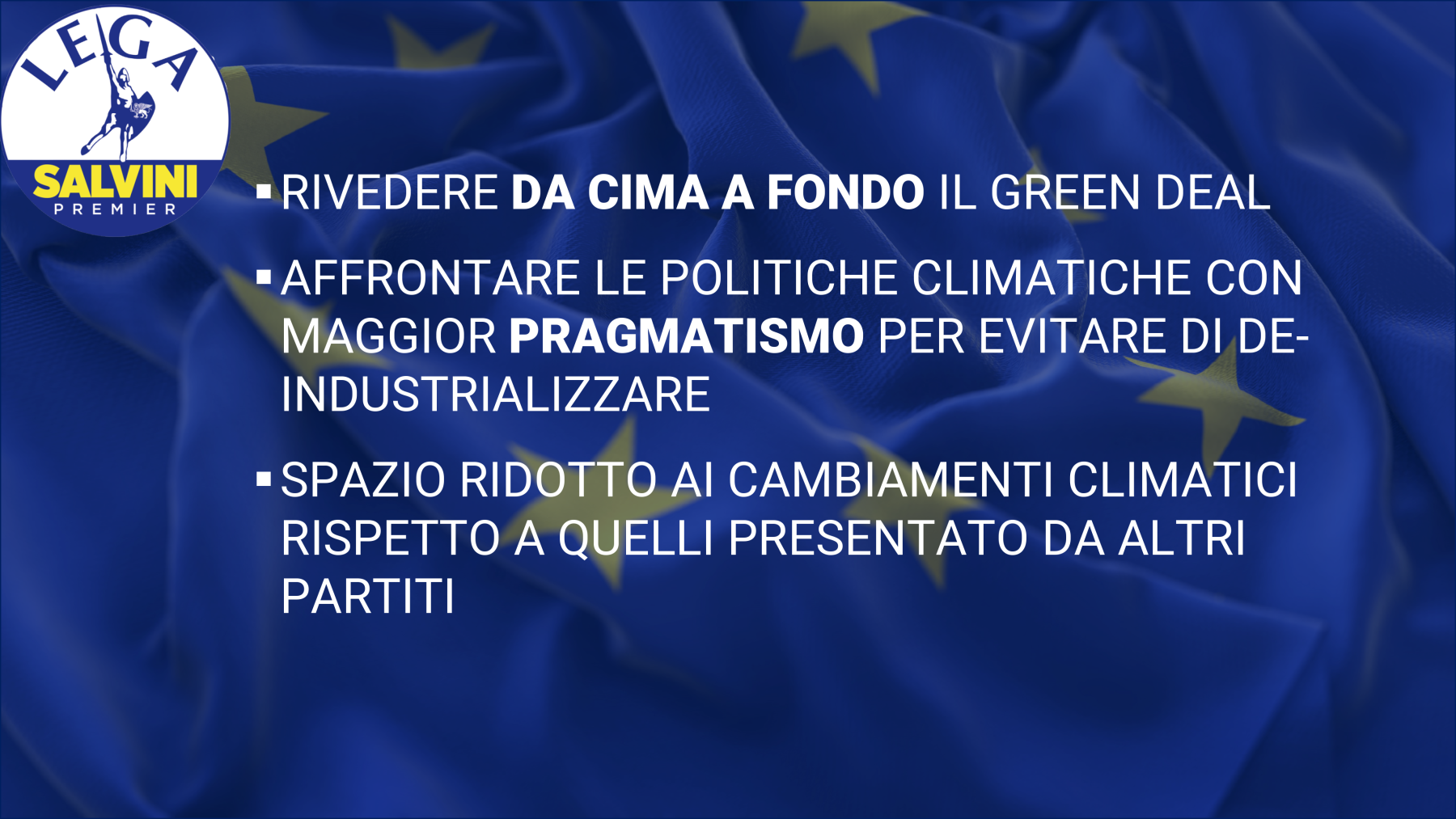 Clima: il confronto tra i programmi per le elezioni europee