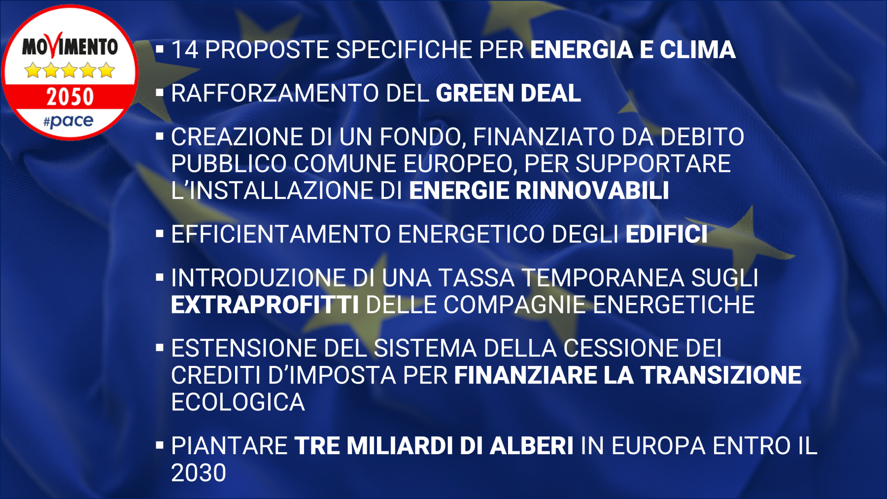 Clima: il confronto tra i programmi per le elezioni europee