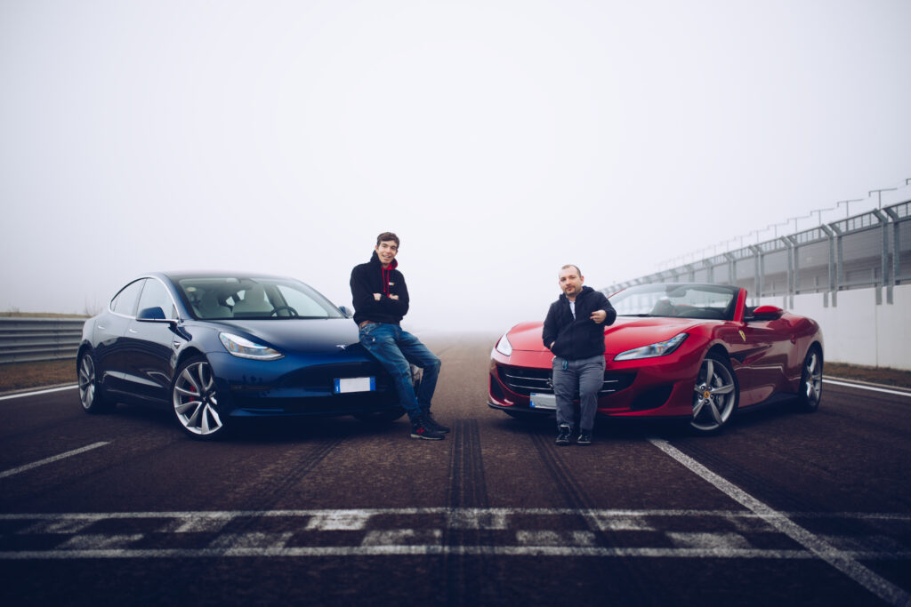 Tesla vs ferrari
