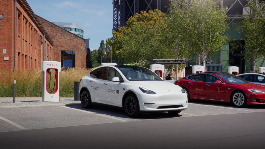 tesla self test drive