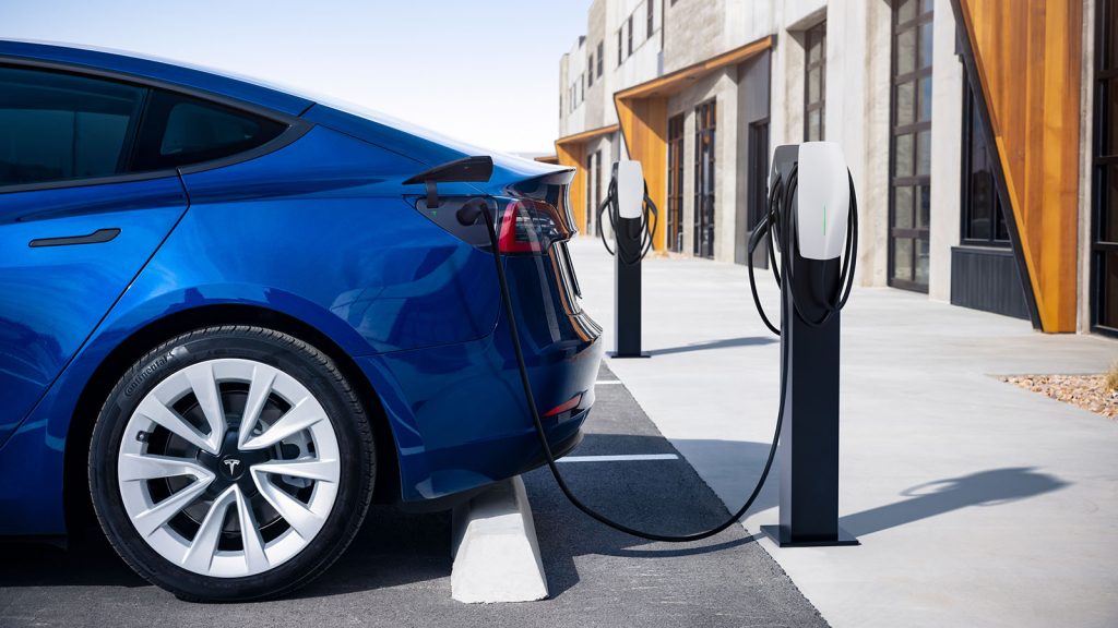 tesla charging